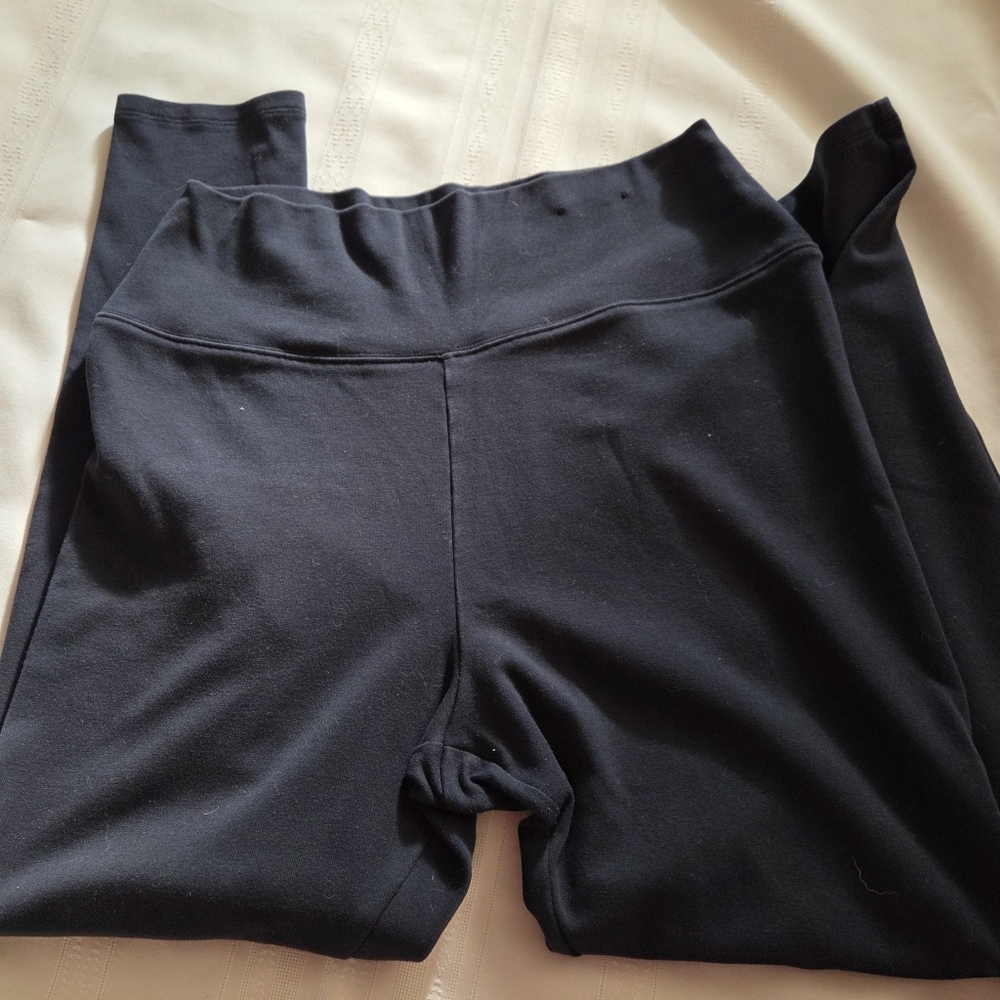 Black High-Waisted Leggings Vera Wang Xl